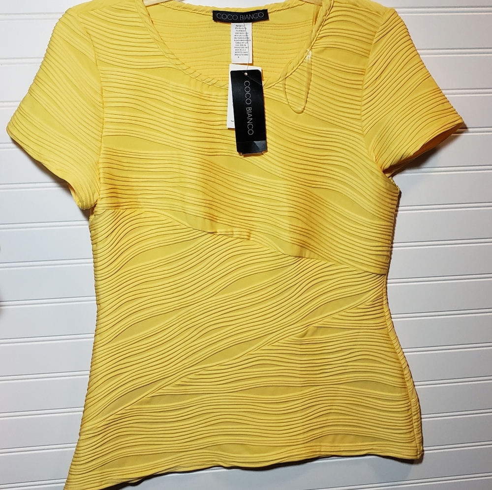 Coco Bianco Short Sleeve Top